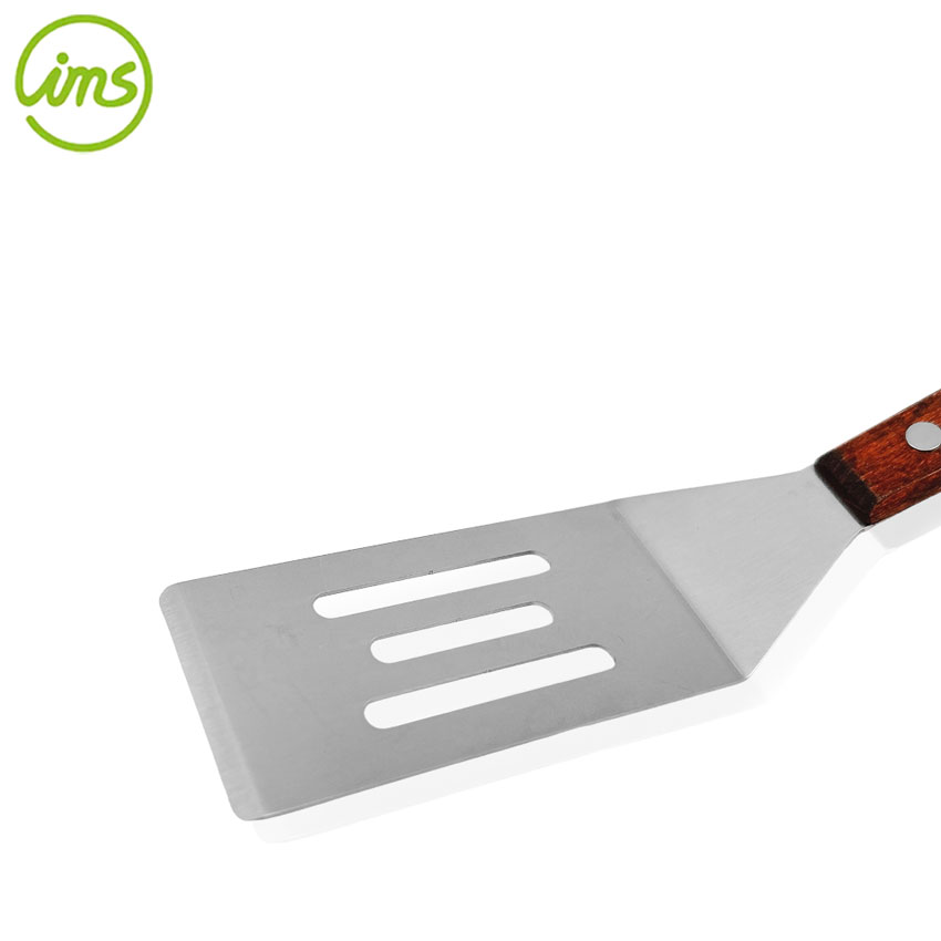 Mini Slotted Turner Beechwood Handle